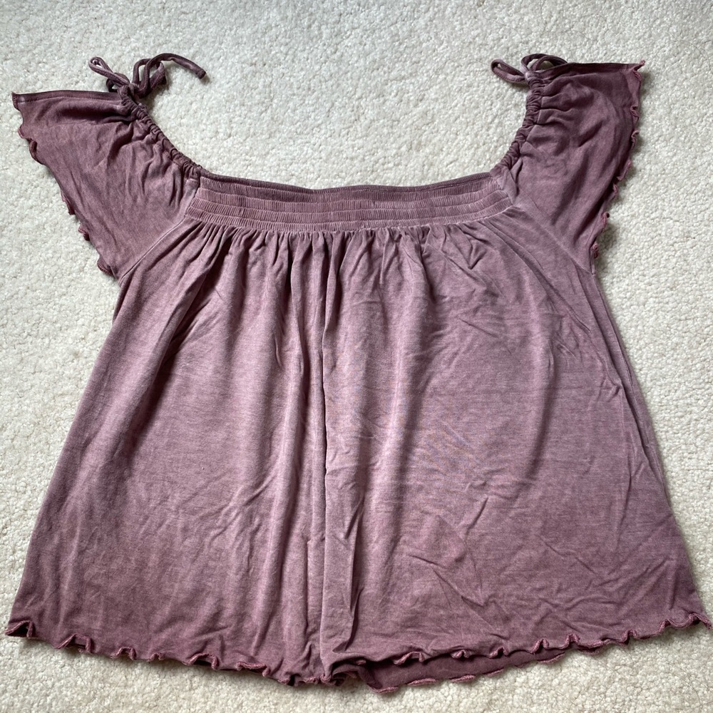 American Eagle Soft & Sexy purple top